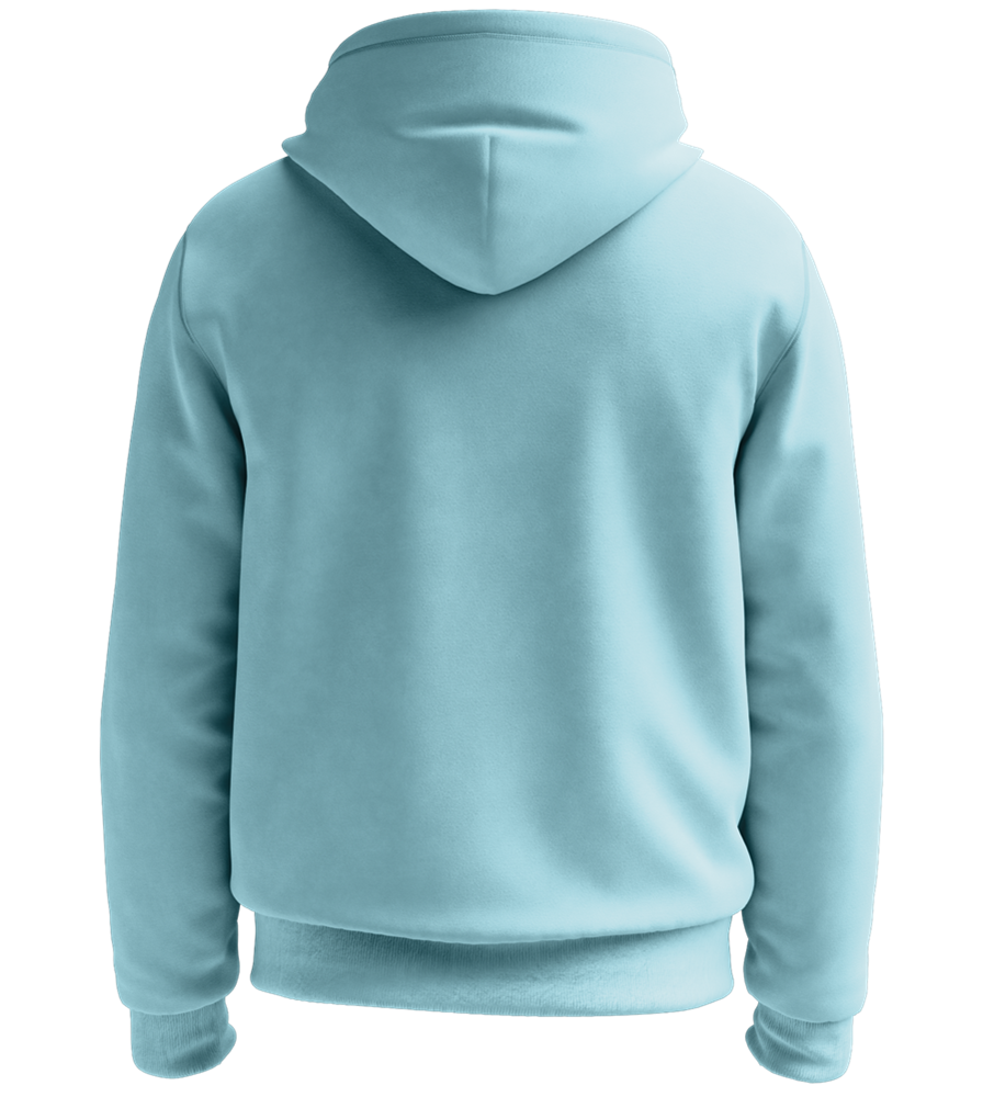 Los Angeles City Skyline Design - Premium Essential Unisex Hoodie_POOL BLUE_back