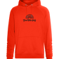 Good Vibes Only Rainbow Design - Comfort unisex hoodie_BURNT ORANGE_front