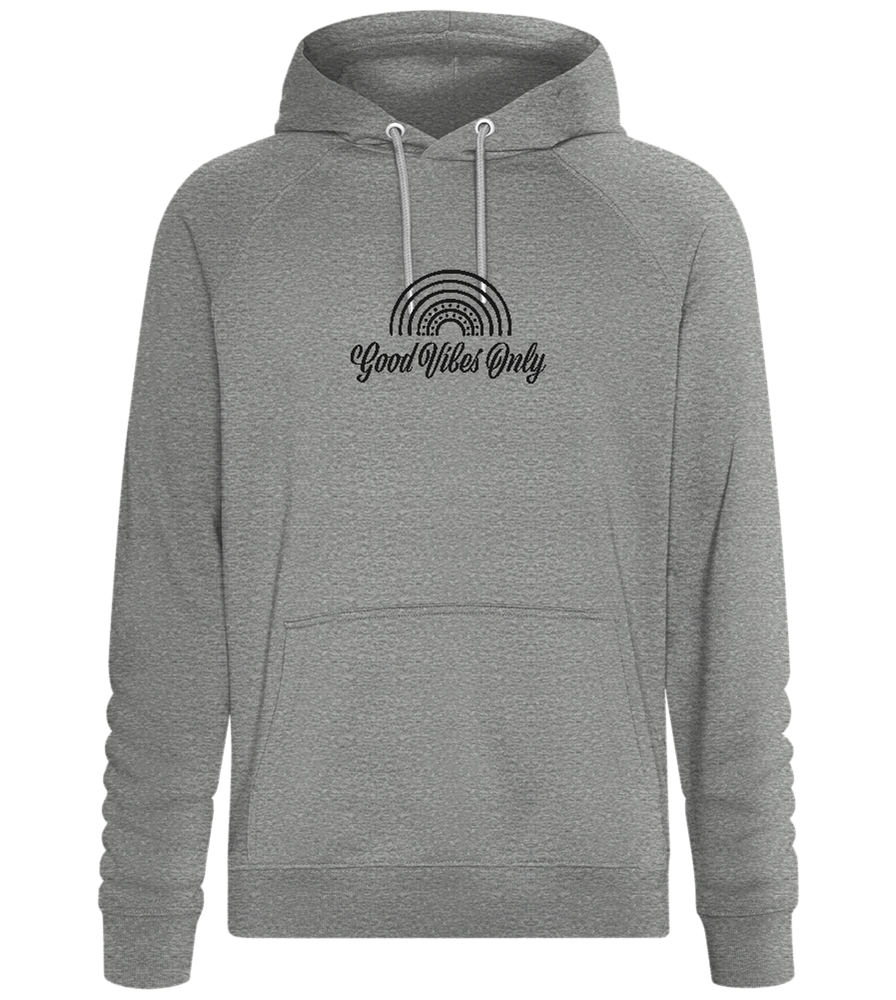 Good Vibes Only Rainbow Design - Comfort unisex hoodie_ORION GREY II_front