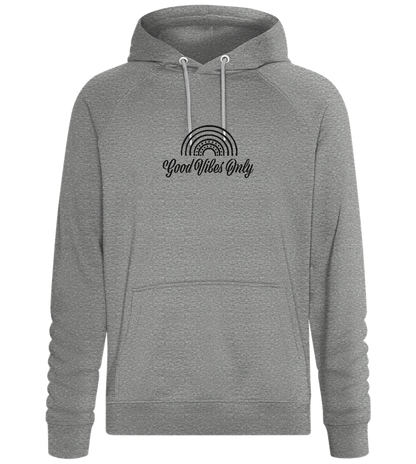 Good Vibes Only Rainbow Design - Comfort unisex hoodie_ORION GREY II_front