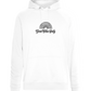 Good Vibes Only Rainbow Design - Comfort unisex hoodie_WHITE_front