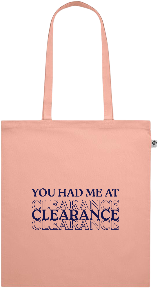 Clearance Design - Premium colored organic cotton shopping bag_ORANGE_front