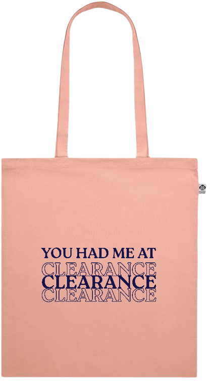 Clearance Design - Premium colored organic cotton shopping bag_ORANGE_front