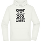 Count Memories Not Calories Design - Premium Essential Unisex Hoodie_CREAMY GREEN_front