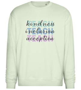 Kindness Inclusion Acception Design - Comfort Essential Unisex Sweater