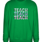 Kindness Inclusion Acception Design - Comfort Essential Unisex Sweater_MEADOW GREEN_front