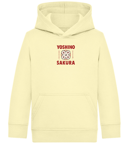 Yoshino Sakura Design - Comfort Kids Hoodie_AMARELO CLARO_front