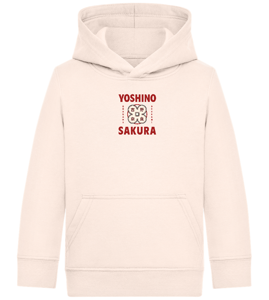 Yoshino Sakura Design - Comfort Kids Hoodie_LIGHT PEACH ROSE_front