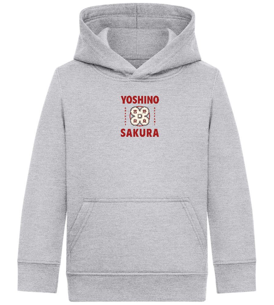 Yoshino Sakura Design - Comfort Kids Hoodie_ORION GREY II_front