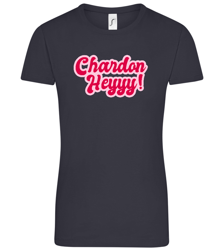 Chardon-heyyy Design - Comfort women's t-shirt_MARINE_front