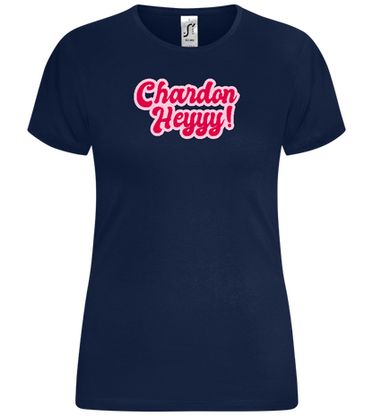 Chardon-heyyy Design - Comfort women's t-shirt_MARINE_front