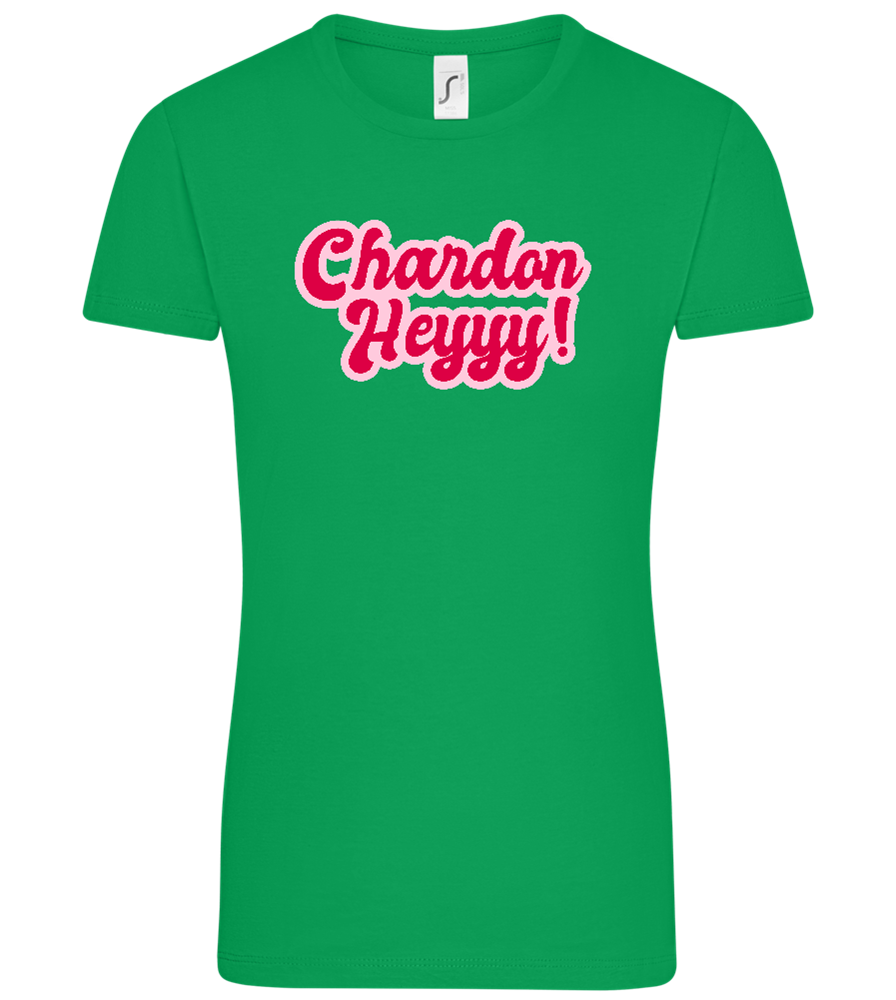 Chardon-heyyy Design - Comfort women's t-shirt_MEADOW GREEN_front