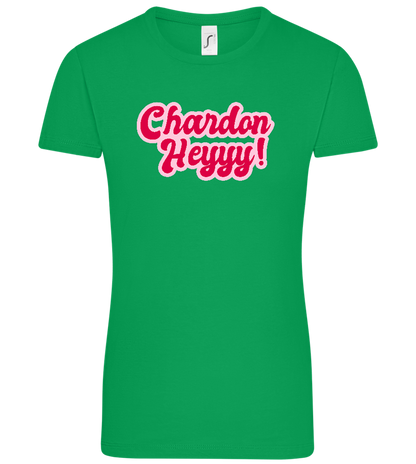 Chardon-heyyy Design - Comfort women's t-shirt_MEADOW GREEN_front