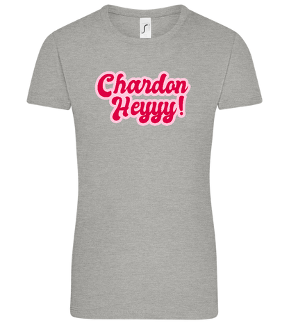 Chardon-heyyy Design - Comfort women's t-shirt_ORION GREY_front