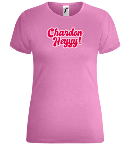 Chardon-heyyy Design - Comfort women's t-shirt_PINK ORCHID_front