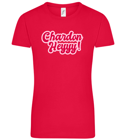 Chardon-heyyy Design - Comfort women's t-shirt_RED_front