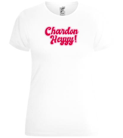 Chardon-heyyy Design - Comfort women's t-shirt_WHITE_front