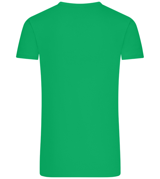 Im Her King design - Premium men's t-shirt_MEADOW GREEN_back