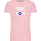 Talk to the Paw Design - Comfort Unisex T-Shirt_CANDY PINK_front