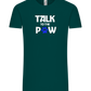 Talk to the Paw Design - Comfort Unisex T-Shirt_GREEN EMPIRE_front