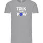 Talk to the Paw Design - Comfort Unisex T-Shirt_ORION GREY_front