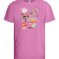 Autumn Vibes Design - Basic kids t-shirt_PINK ORCHID_front