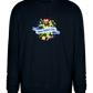 Mother's Day Flowers Design - Comfort Essential Unisex Sweater_BLACK_front