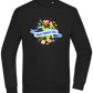 Mother's Day Flowers Design - Comfort Essential Unisex Sweater_BLACK_front