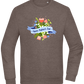 Mother's Day Flowers Design - Comfort Essential Unisex Sweater_CHARCOAL CHIN_front