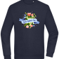 Mother's Day Flowers Design - Comfort Essential Unisex Sweater_FRENCH NAVY_front