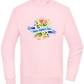 Mother's Day Flowers Design - Comfort Essential Unisex Sweater_LIGHT PEACH ROSE_front