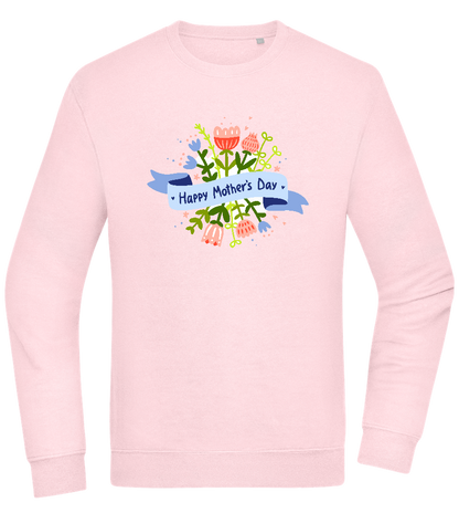 Mother's Day Flowers Design - Comfort Essential Unisex Sweater_LIGHT PEACH ROSE_front