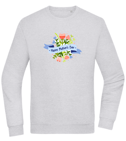 Mother's Day Flowers Design - Comfort Essential Unisex Sweater_ORION GREY II_front