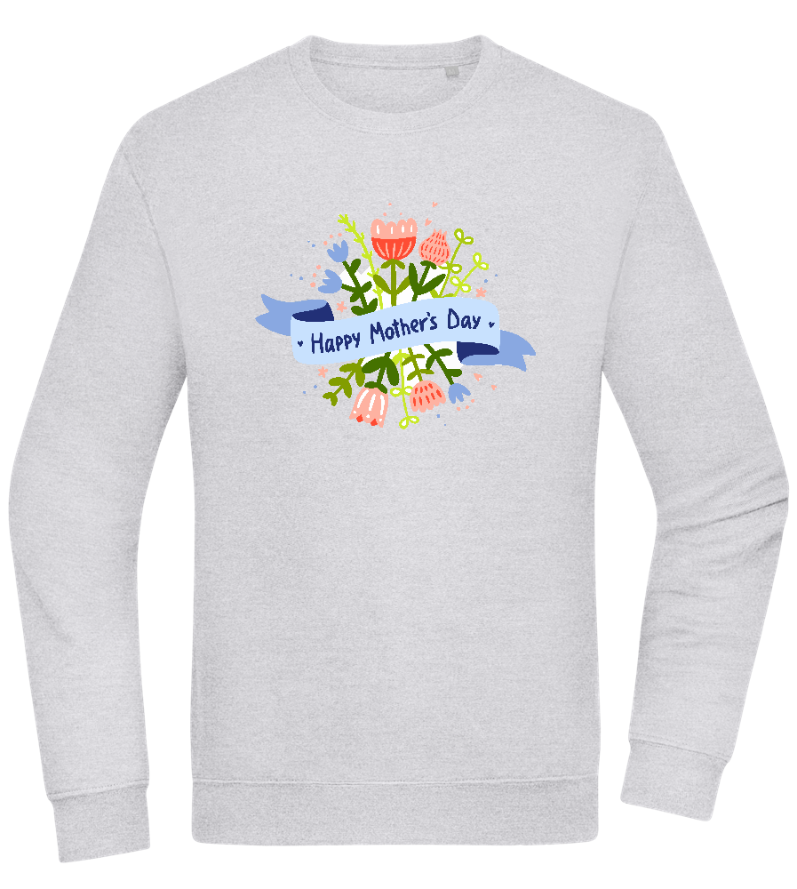 Mother's Day Flowers Design - Comfort Essential Unisex Sweater_ORION GREY II_front