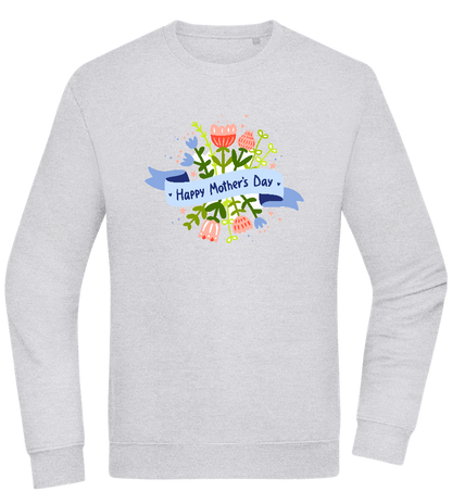 Mother's Day Flowers Design - Comfort Essential Unisex Sweater_ORION GREY II_front