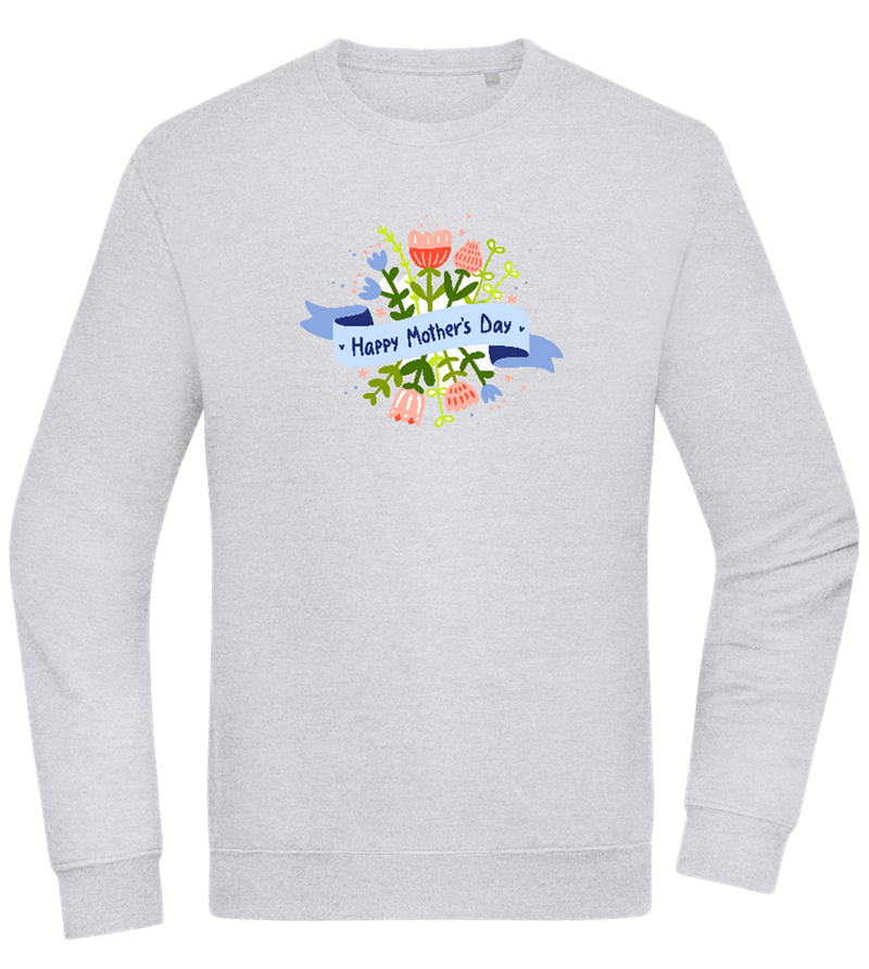 Mother's Day Flowers Design - Comfort Essential Unisex Sweater_ORION GREY II_front