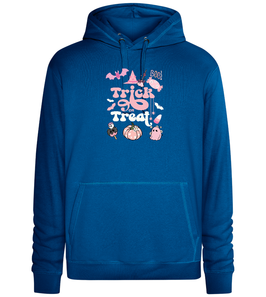 Pink Trick or Treat Design - Premium unisex hoodie_ROYAL_front