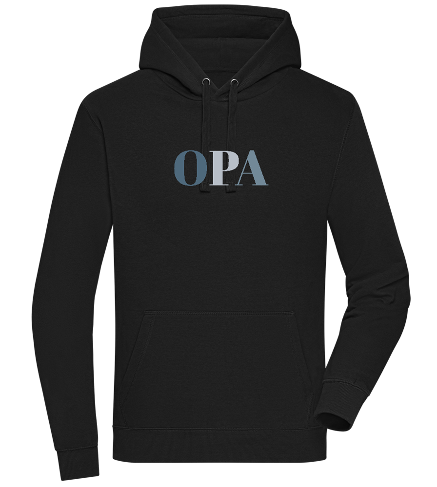 OPA Design - Premium unisex hoodie_BLACK_front