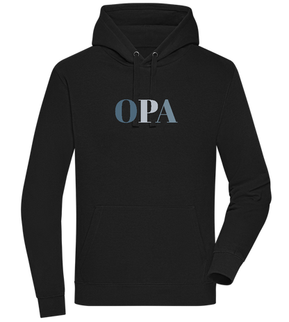 OPA Design - Premium unisex hoodie_BLACK_front