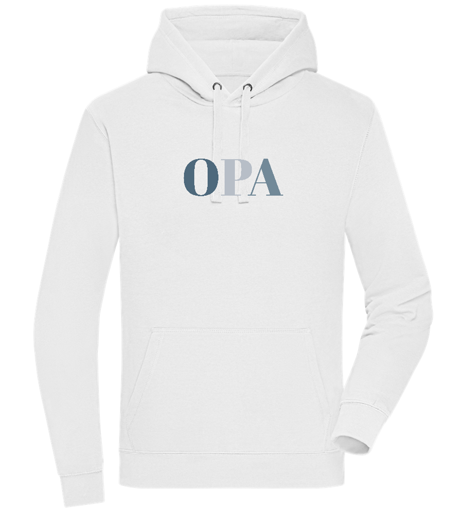 OPA Design - Premium unisex hoodie_WHITE_front