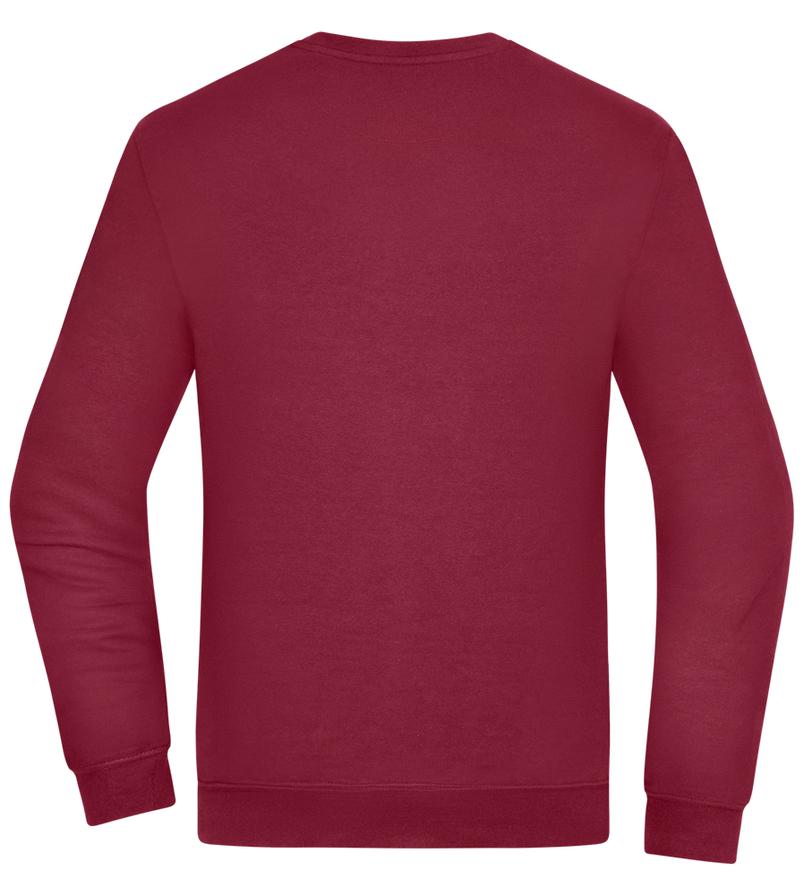 Reveal Your True Self Design - Comfort Essential Unisex Sweater_BORDEAUX_back