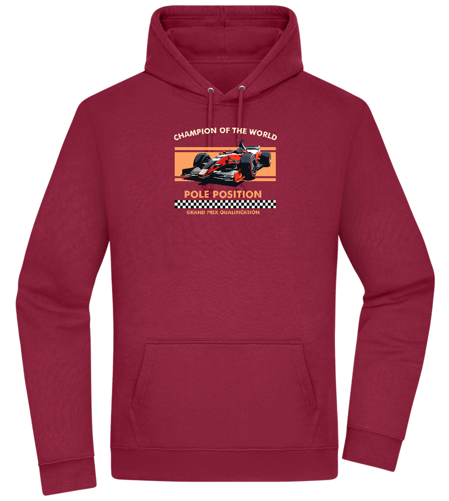 Champion of the World Design - Premium Essential Unisex Hoodie_BORDEAUX_front