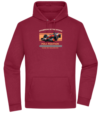 Champion of the World Design - Premium Essential Unisex Hoodie_BORDEAUX_front