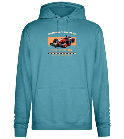 Champion of the World Design - Premium Essential Unisex Hoodie_POOL BLUE_front