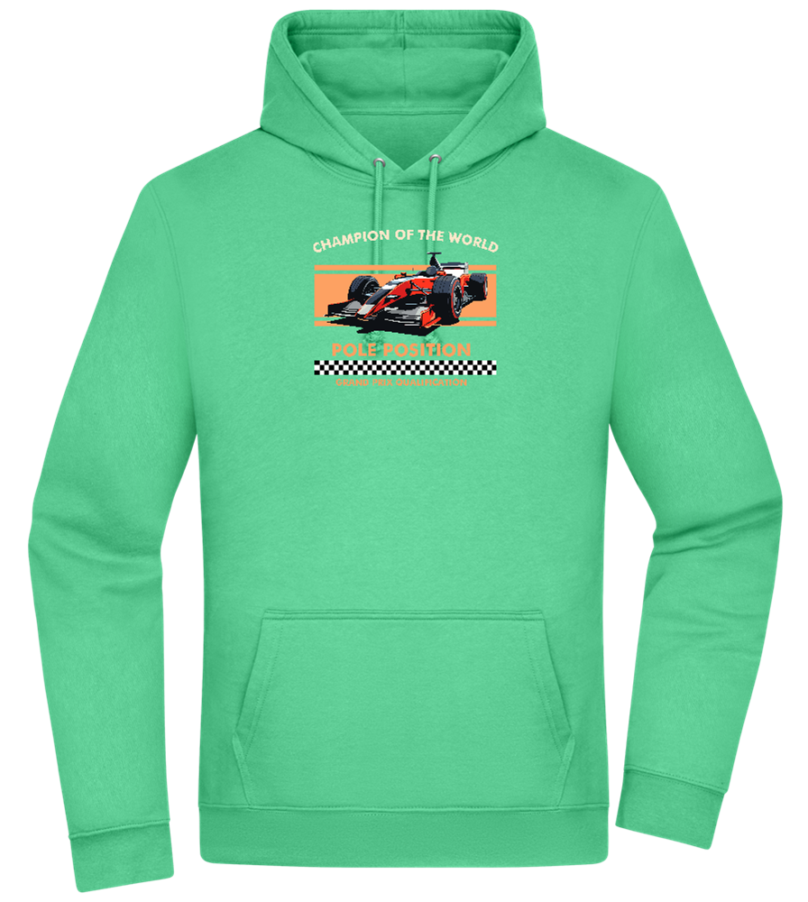 Champion of the World Design - Premium Essential Unisex Hoodie_SPRING GREEN_front