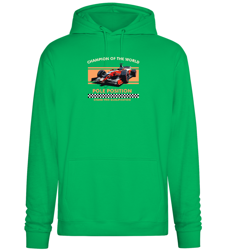 Champion of the World Design - Premium Essential Unisex Hoodie_SPRING GREEN_front