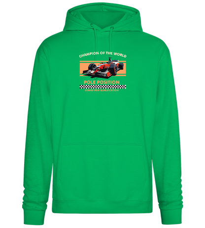 Champion of the World Design - Premium Essential Unisex Hoodie_SPRING GREEN_front