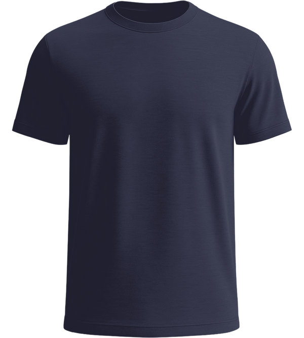 Comfort unisex recycled t-shirt_RECYCLED NAVY_front