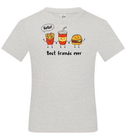 Best Friends Ever Junkfood Design - Basic kids t-shirt_VIBRANT WHITE_front