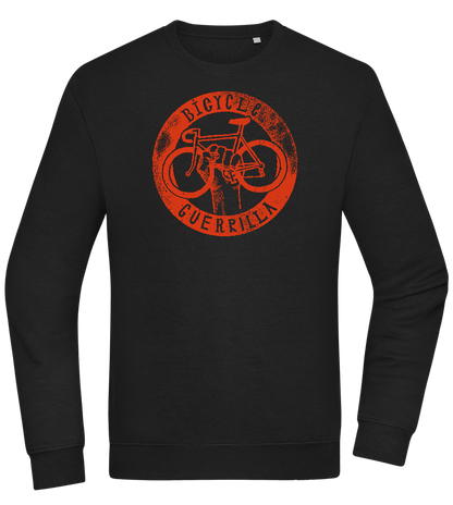 Bicycle Guerrilla Design - Comfort Essential Unisex Sweater_BLACK_front